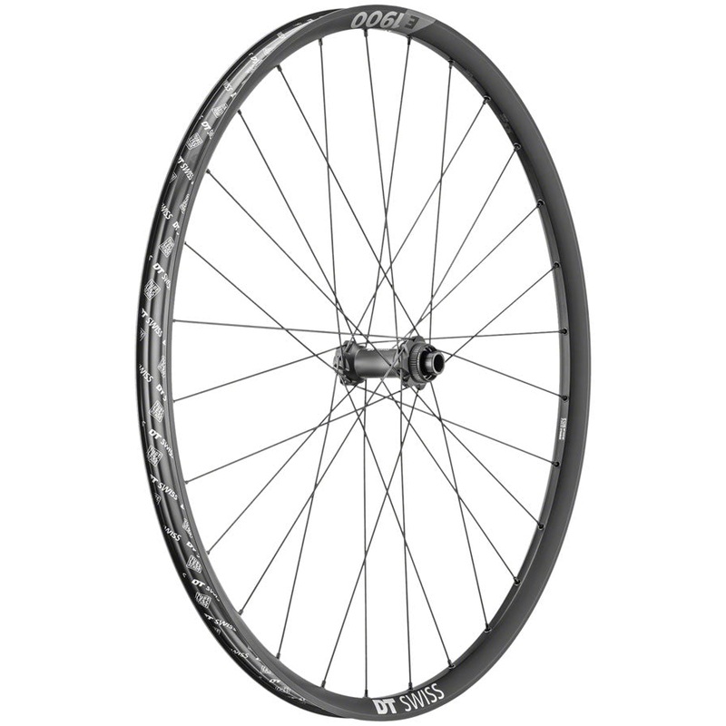 DT Swiss E 1900 Spline 30 Front Wheel – 27.5″, 15 x 100mm, Center-Lock, Black