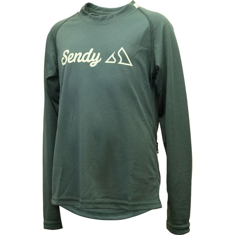Sendy Send It Long Sleeve Youth Jersey – Youth L – Bold Green