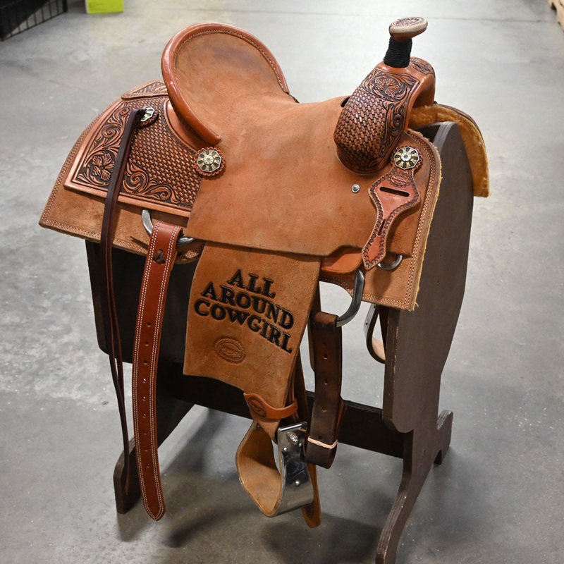 13″ USED TESKEY’S ROPING SADDLE