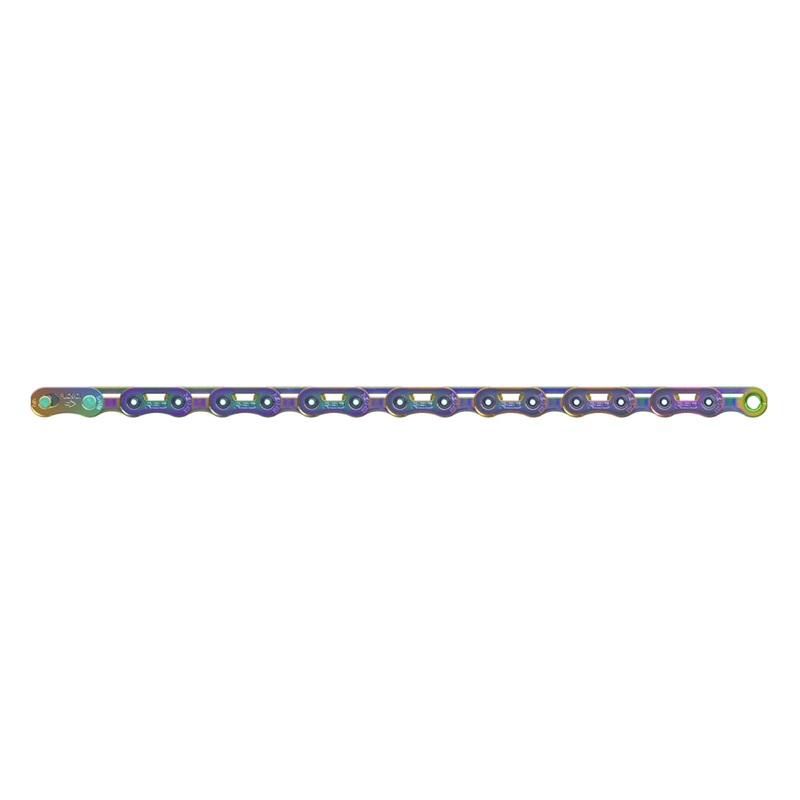 SRAM Red E1 12/13-Speed Flat Top Road Chain Rainbow