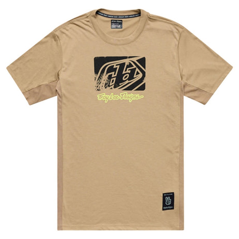 TLD Skyline Short Sleeve Ride Tee – S – Scrubbed Timber