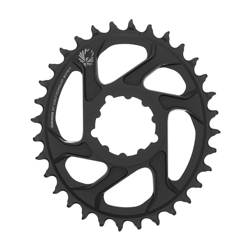 X-Sync 2 Eagle Direct Mount Oval Chainring – 32 Tooth 3mm Boost Offset 12-Speed BLK