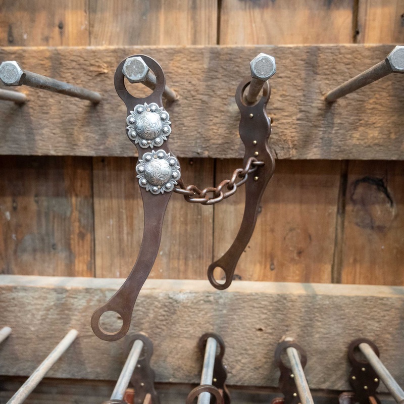 Dale Myres Double Concho Chain Bit