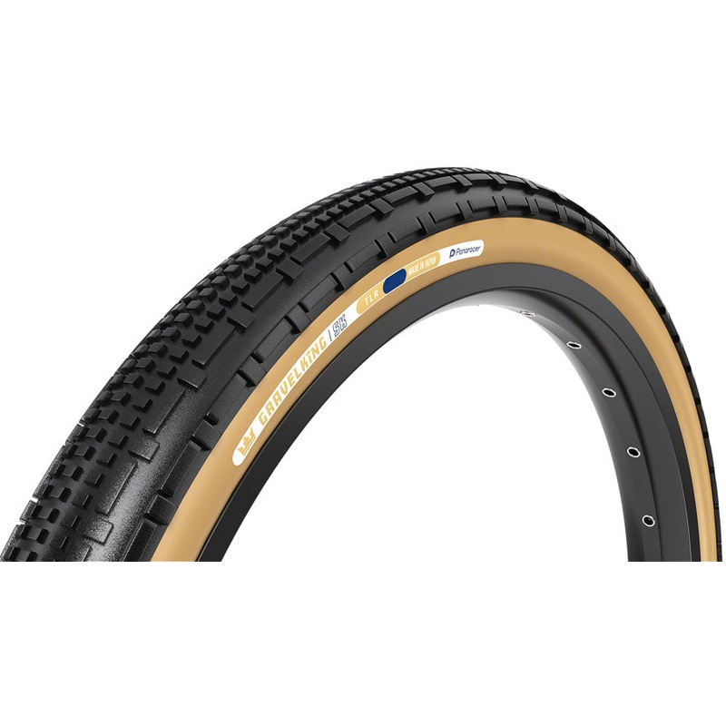 Panaracer GravelKing SK Tire – 700 x 50, Tubeless, Folding, Black/Brown
