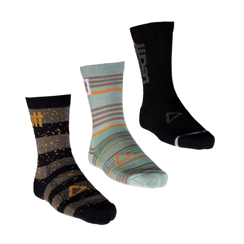 SOCKS MTB 3-PACK V25 Aqua/Black