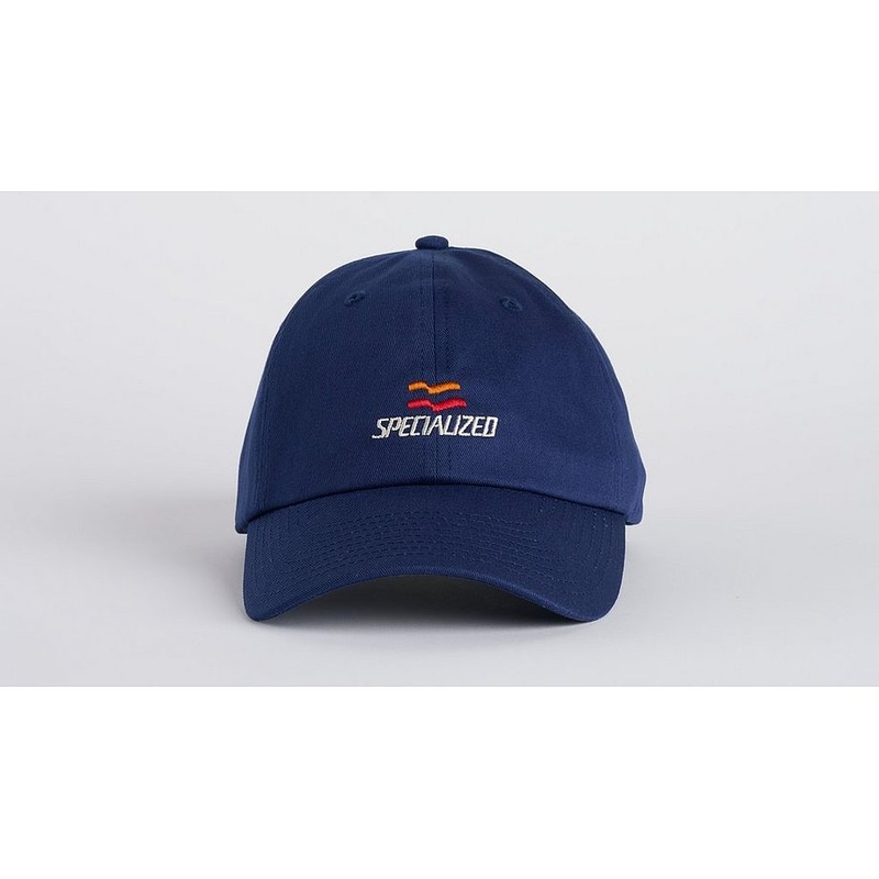 Specialized Flag Graphic 6 Panel Dad Hat Deep Marine Osfa