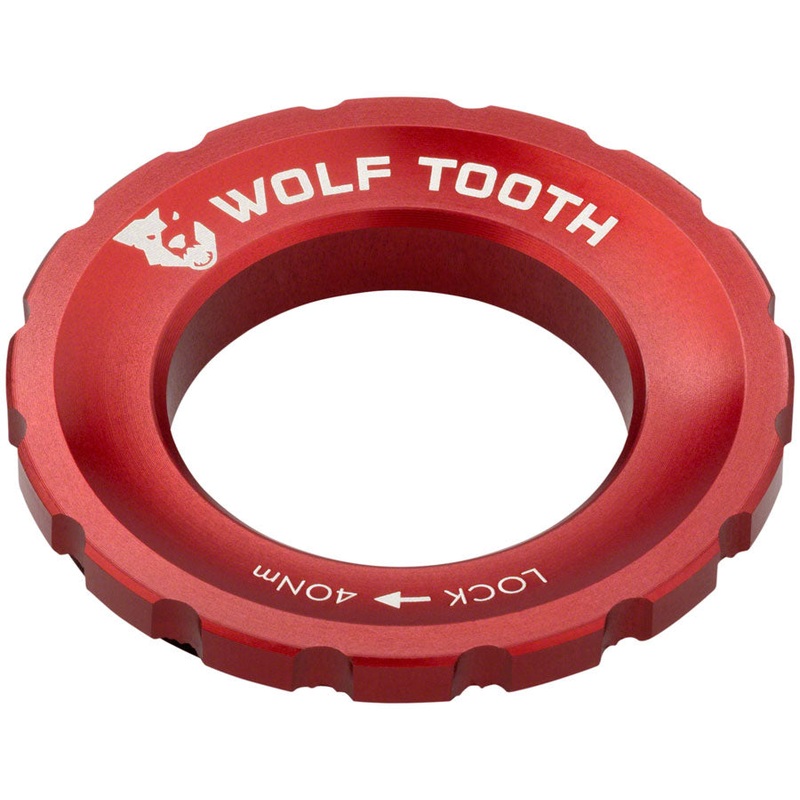 Wolf Tooth CenterLock Rotor Lockring – External Splined, Red