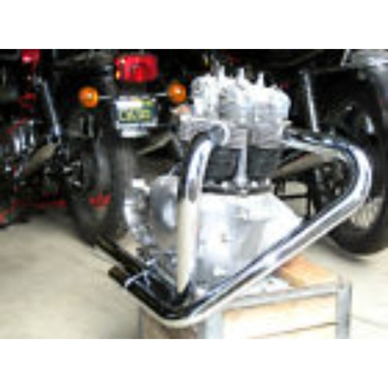 Triumph RIGHT SIDE 650 750 drag pipes 1 3/4″ Chrome exhaust chopper bobber RS exit