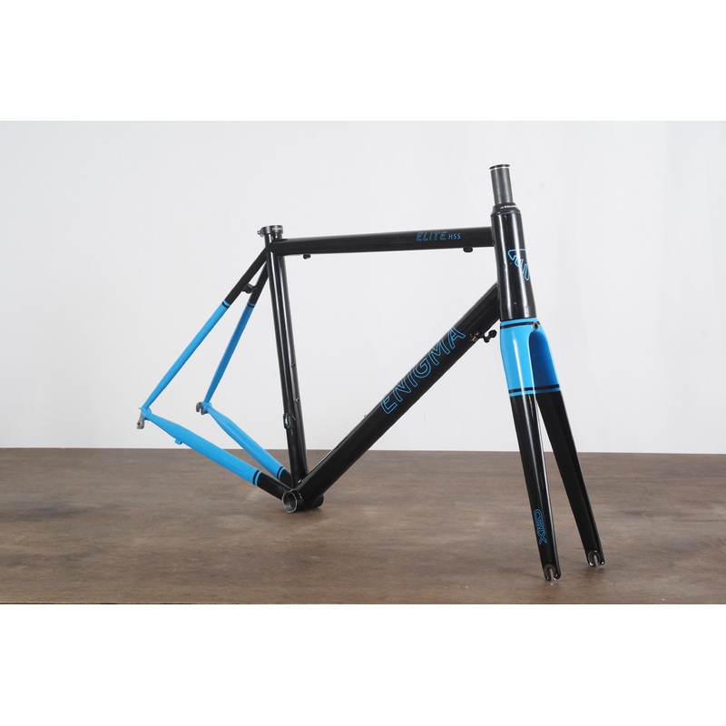 54cm Enigma Elite HSS Steel Rim Brake Road Frameset