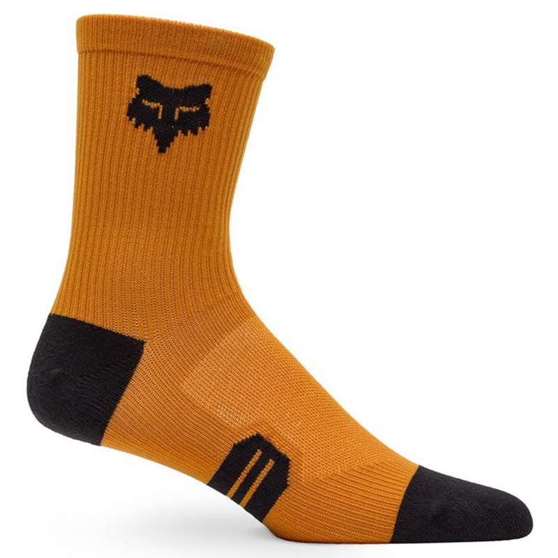 Fox 6″ Ranger Socks – L/XL – Caramel