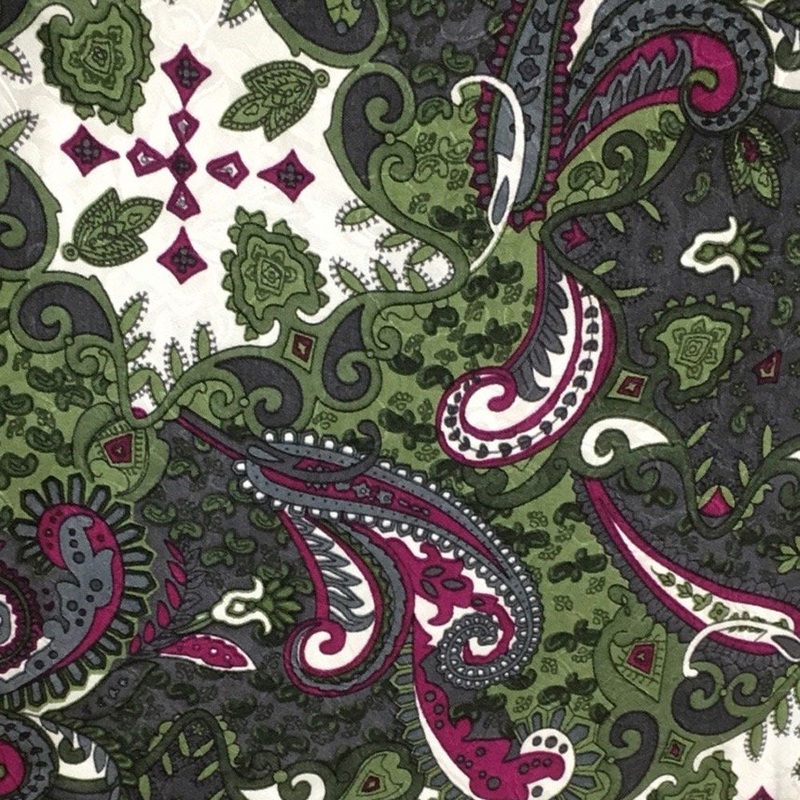 Paisley Silk Wild Rag – Watermelon