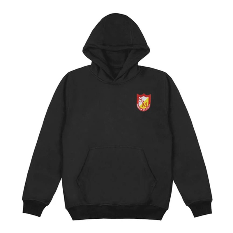 S&M Pocket Shield Heavyweight Hoodie – Black
