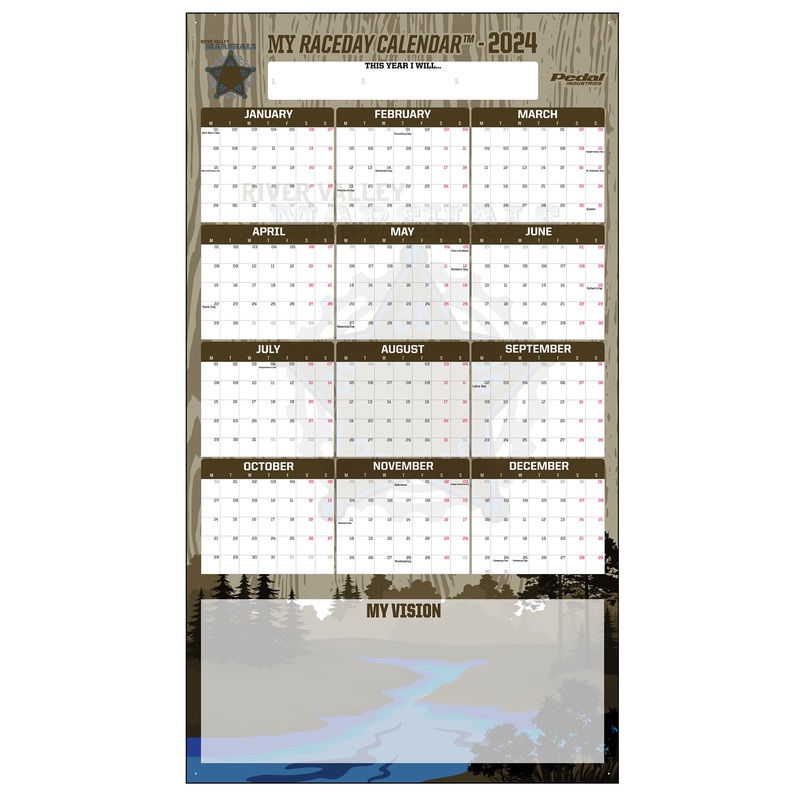 River Valley Marchals 2024 GIANT MY RACEDAY CALENDAR