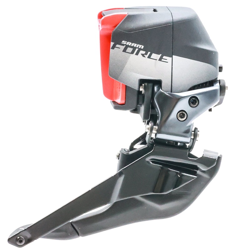 SRAM Force eTap AXS D1 Front Derailleur  Braze-On, Gloss Black, 12-Speed