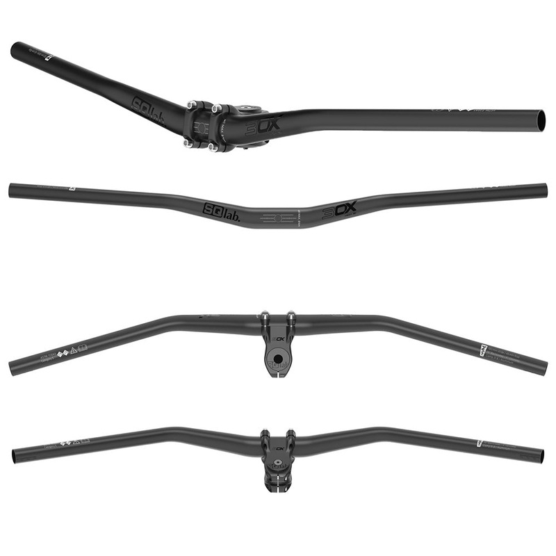 SQLab 3OX Alloy Bar – Black – 31.8mm – 45 Rise – 780 – 16 Degree Backsweep