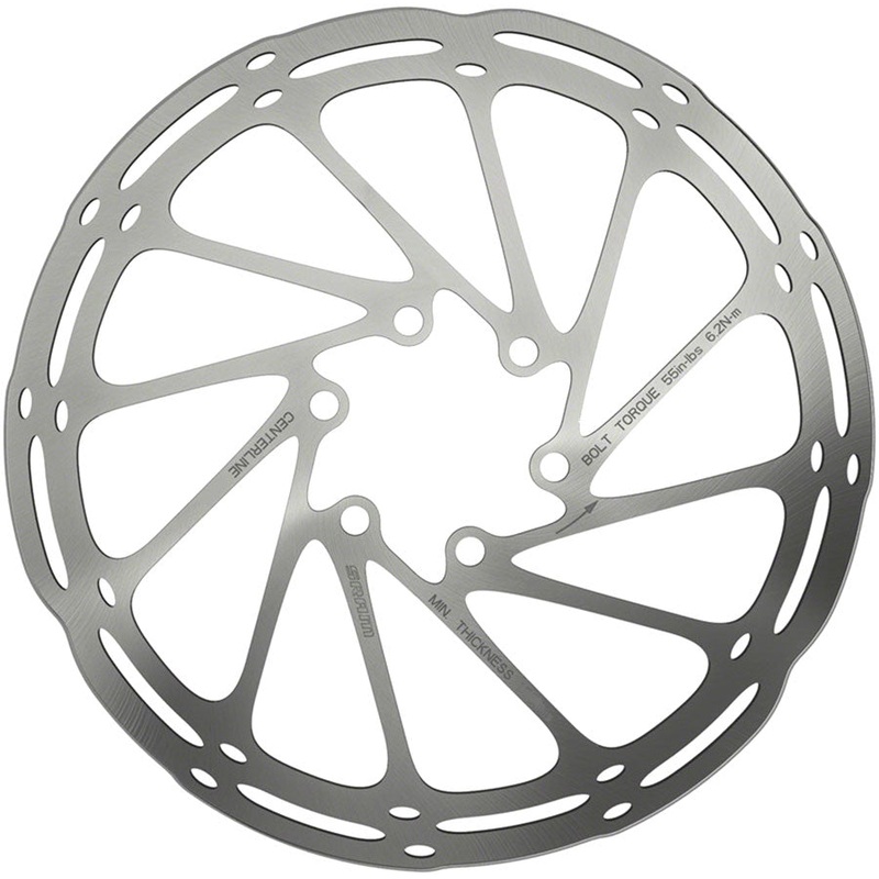SRAM CenterLine Disc Brake Rotor – 200mm, 6-Bolt, 2.0mm