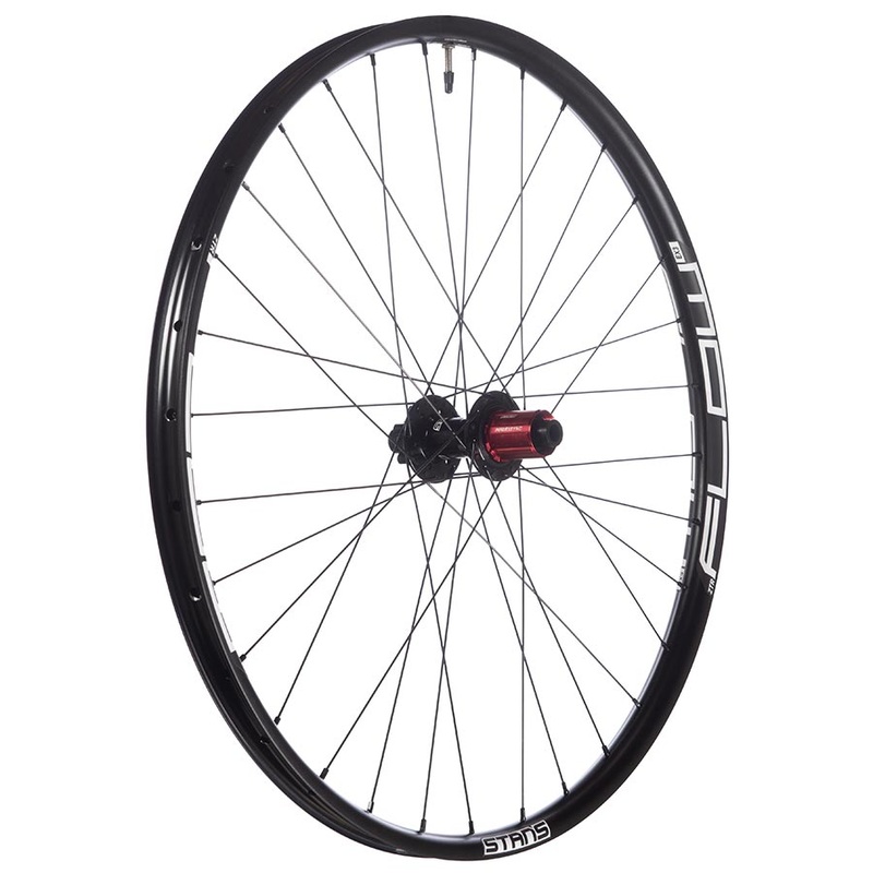 Stans No Tubes Flow EX3 Wheel Rear 27.5” / 584 Holes: 32 12mm TA 157mm Disc IS 6-bolt Shimano Micro Spline
