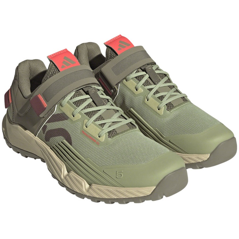 Trailcross Mountain Clipless Shoes – Womens Magic Lime/Quiet Crimson/Orbit Green 10.5