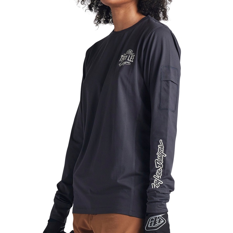 TLD Ruckus Long Sleeve Ride Tee – M – Bolts Carbon