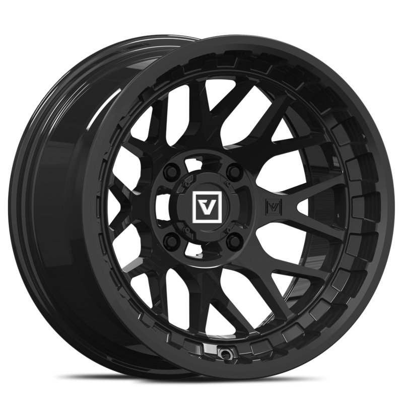 V03 14X7 -32MM 4X110 GLOSS BLACK