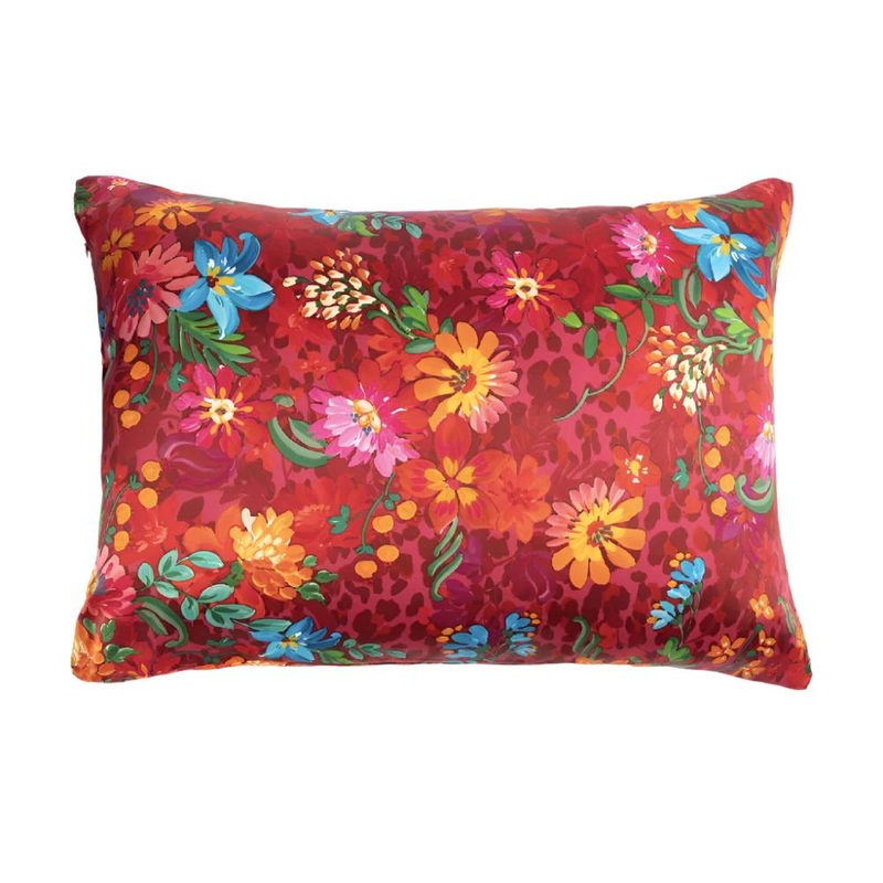 Johnny Was Decklyn Red Floral Pillowcase
