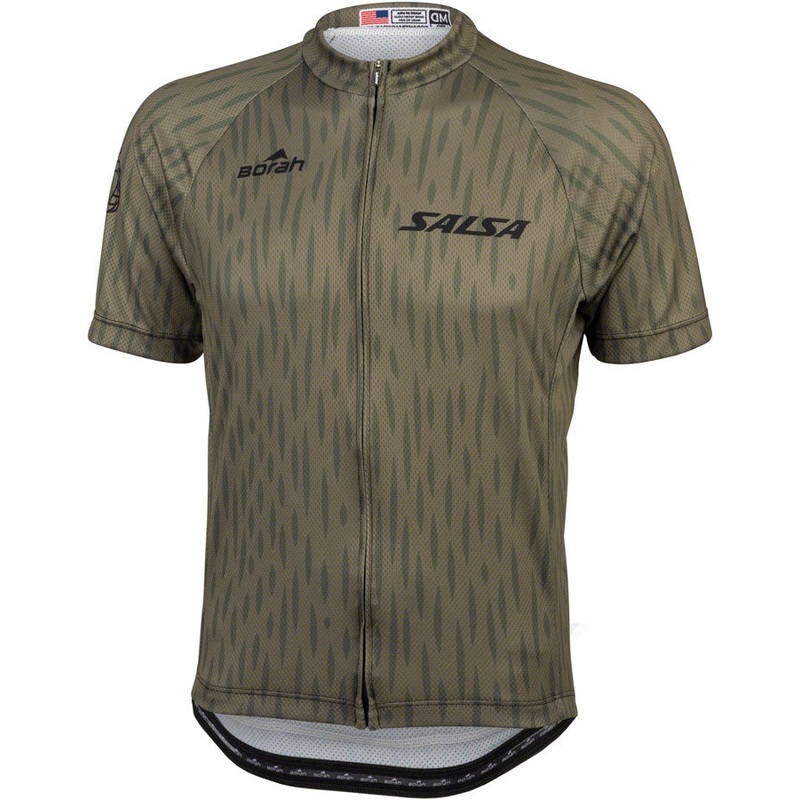 Salsa Men’s Hinterland Jersey – Medium Olive Green