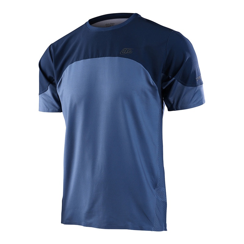 Troy Lee Designs Drift Short Sleeve Jersey, SALE Mirage Blue