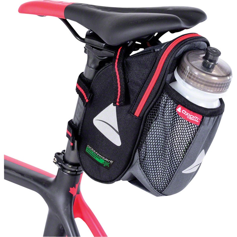 Axiom Seymour Oceanweave Wedge 1.3 H2O Saddle Bag: Black