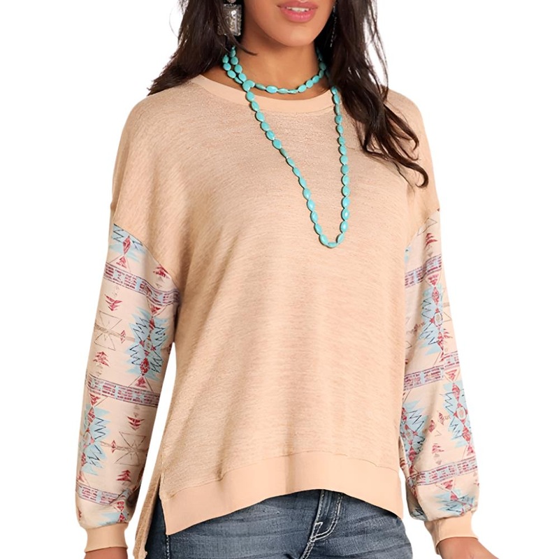Panhandle Women’s Aztec Sleeve Top
