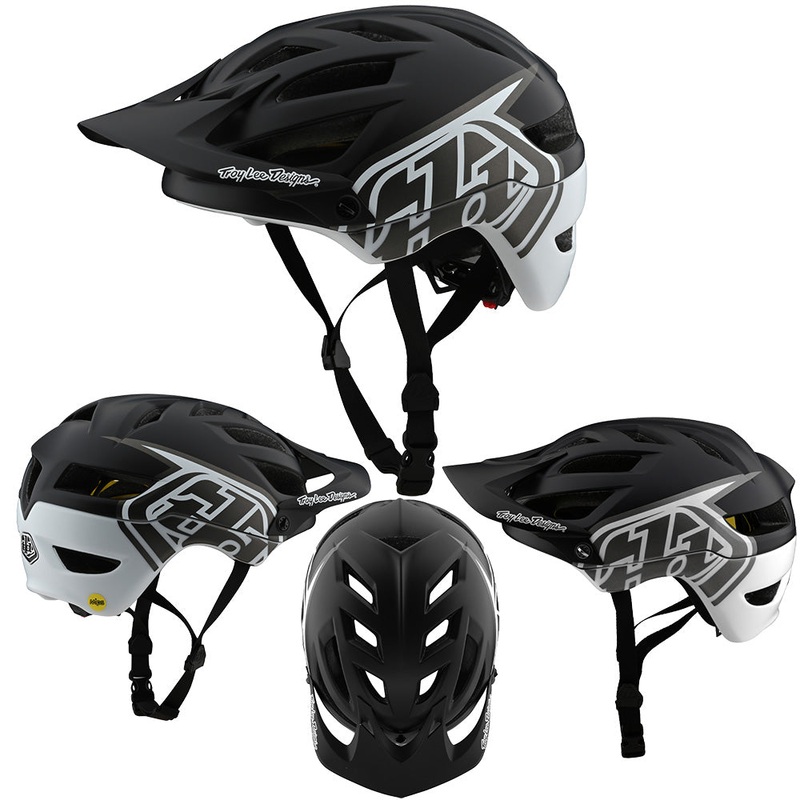 TLD A1 MIPS Helmet – XL-2XL – Classic Black – White