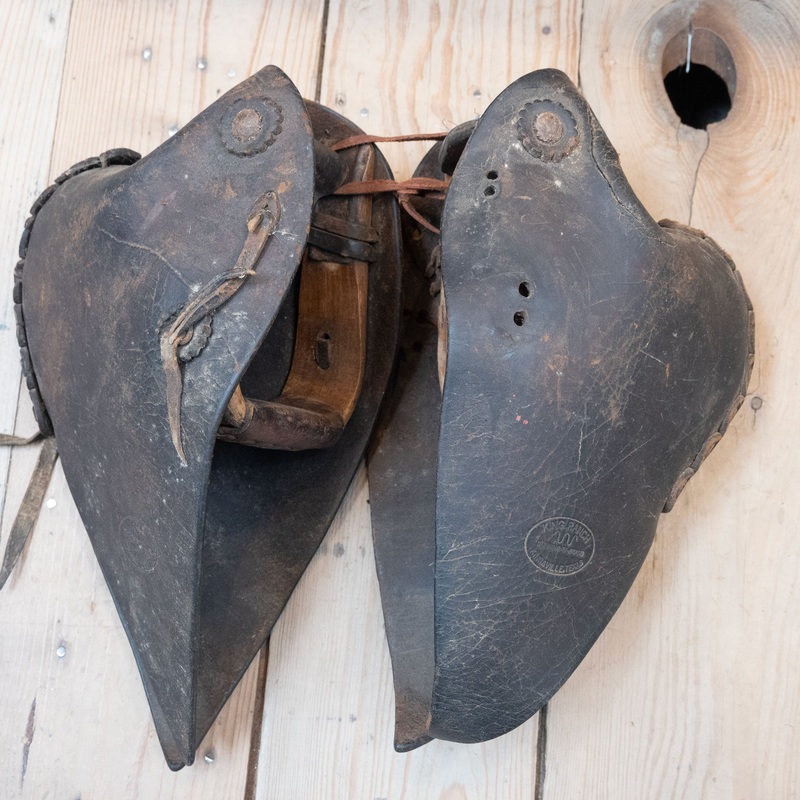 Vintage Original Stamped “King Ranch” Tapaderos