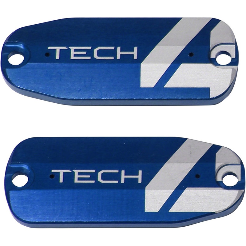 Hope Tech 4 Brake Lever Reservoir Lid – Blue, Pair
