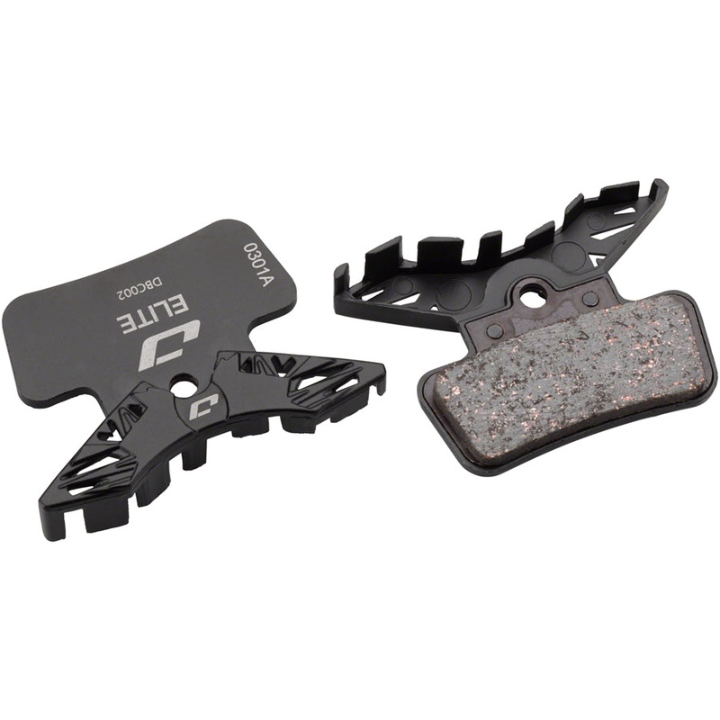 Jagwire Elite Cooling Disc Brake Pad – Semi-Metallic, Aluminum Backed, Fits SRAM Guide Ultimate, RSC (B1), RS (B1), and