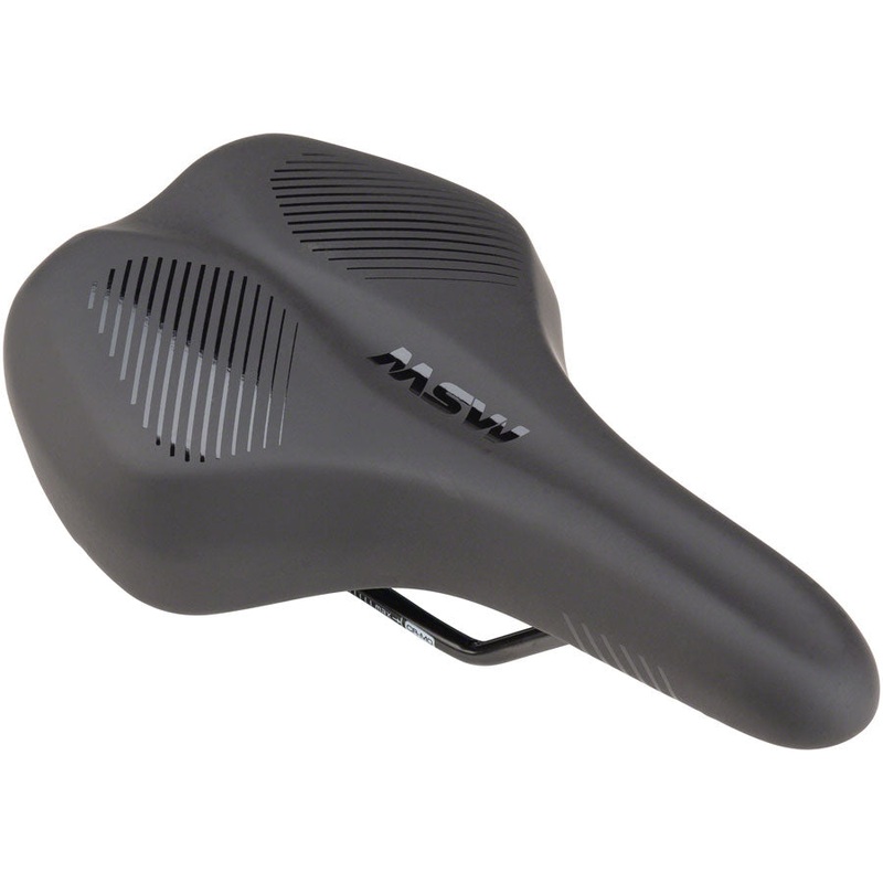 MSW SDL-164 Spin Fitness Saddle – Chromoly, Black
