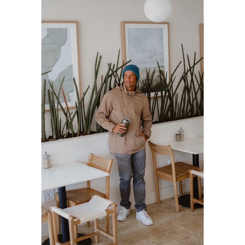 Rich – Mens Parka Latte