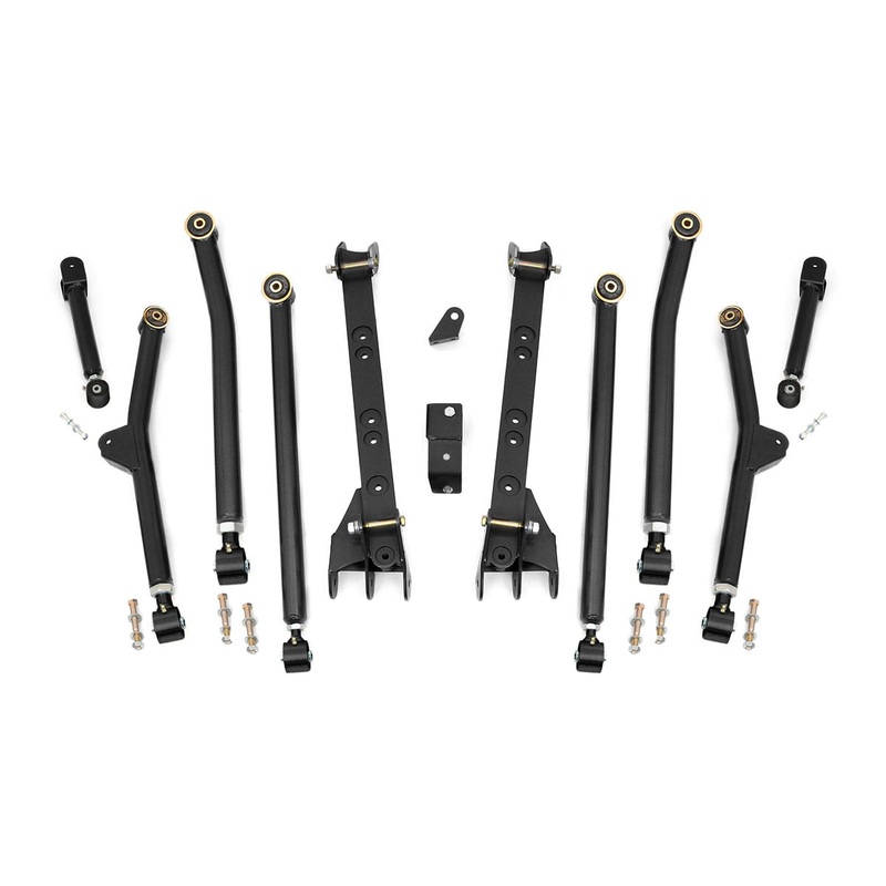 Rough Country | Long Arm Upgrade Kit | 4-6 Inch Lift | Jeep Wrangler Unlimited 4WD (04-06) | 63800U