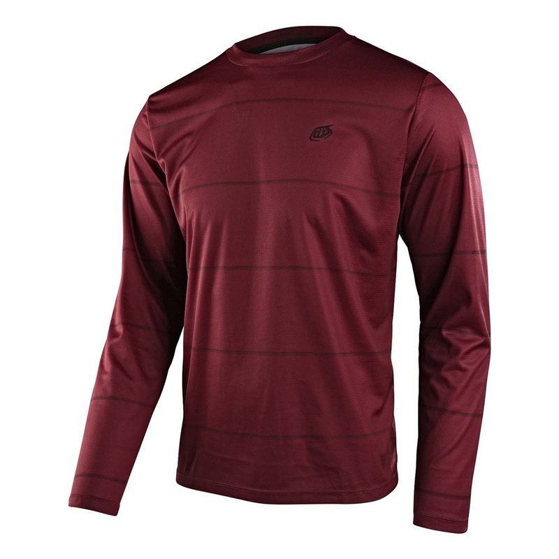 TLD Flowline Long Sleeve Jersey – M – Revert Wine