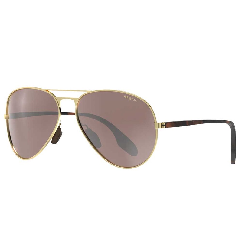BEX Wesley X Sunglasses Gold/Brown