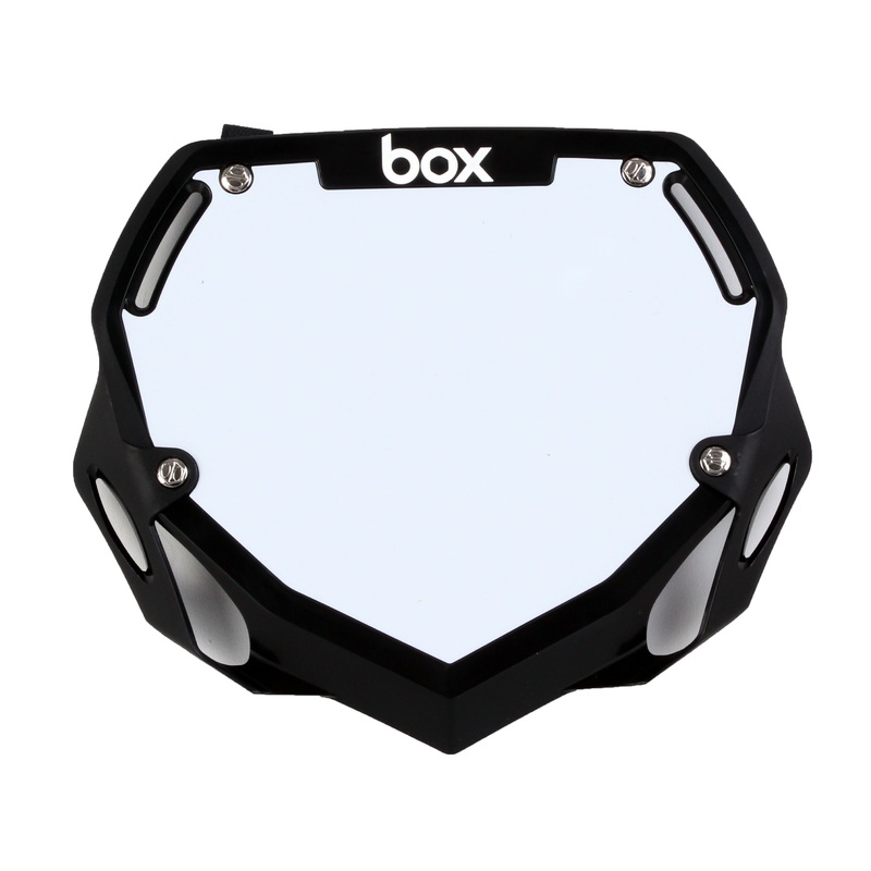 BOX Box Two Number Plate Black – Large
