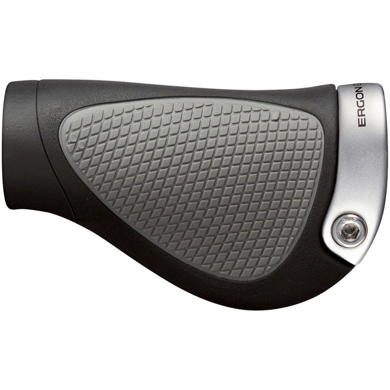 Ergon GP1-S Gripshift: Small, Black/Gray