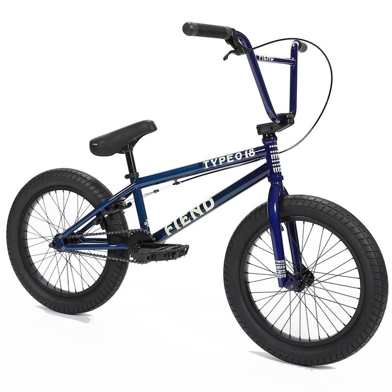 Fiend Type O BMX Bike 18″ BMX Bike 2022 Gloss Black Fade