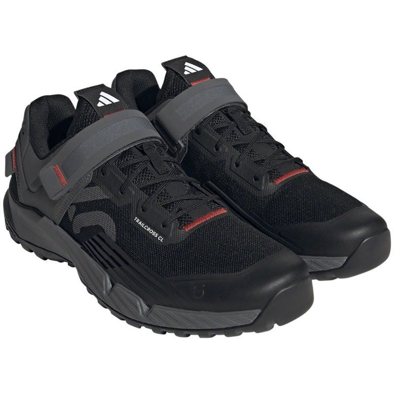 Five Ten Trailcross Mountain Clipless Shoes – Men’s, Core Black/Gray Three/Red, 12