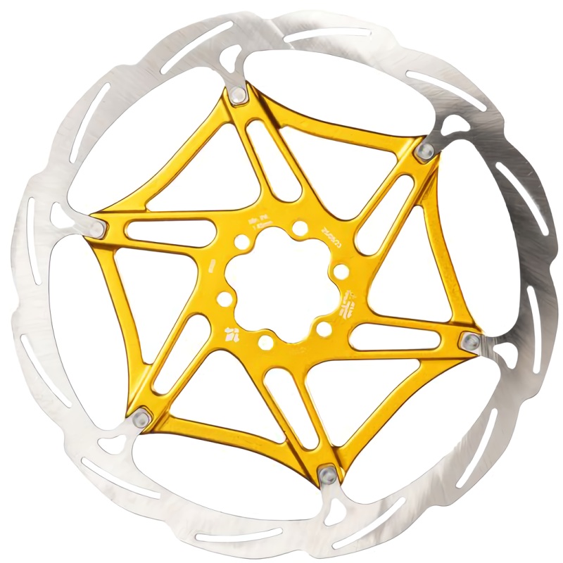 Formula 2-Piece 6-Bolt Disc Brake Rotor – 203mm – 6 Bolt – Standard – 1.8mm to 1.9mm – Gold Internal