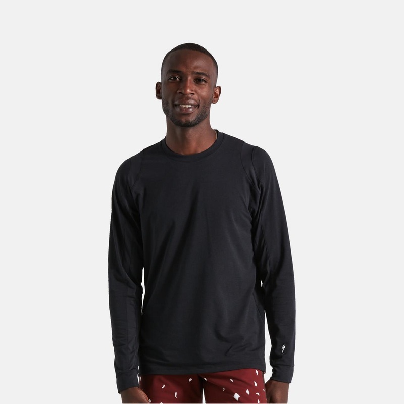 Men’s Trail Long Sleeve Jersey Black