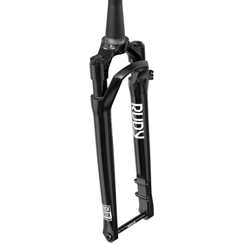 RockShox RUDY Ultimate XPLR Race Day 2 Suspension Fork – 700c, 40 mm, 12 x 100 mm, 51 mm Offset, Gloss Black, A2