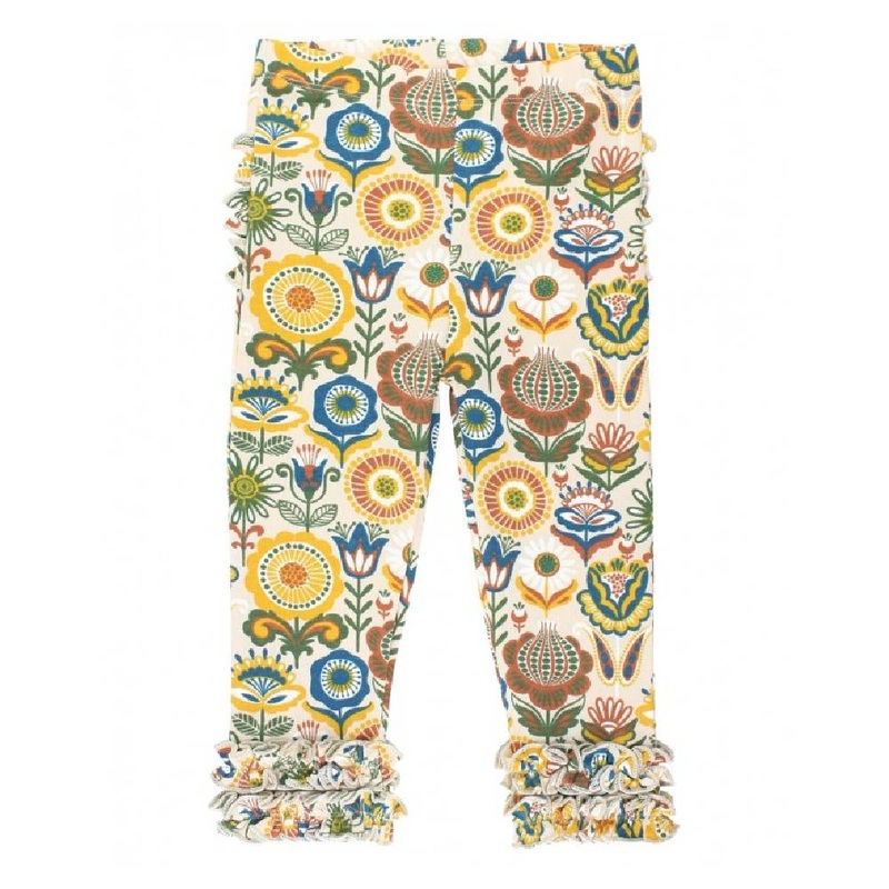 Ruffle Butts Paisley Harvest Ruffle Legging