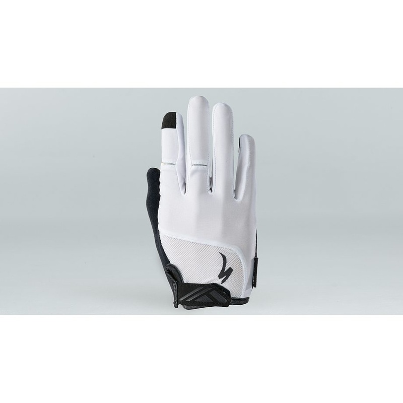 Specialized bg dual gel glove lf white s
