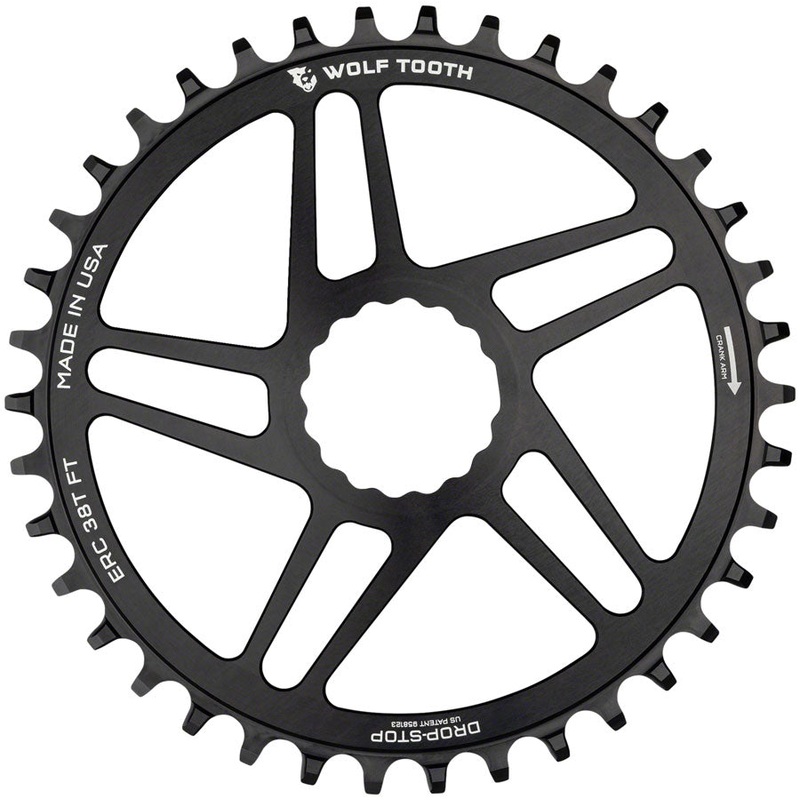 Wolf Tooth Direct Mount Chainring – 40t, RaceFace CINCH Direct Mount, Drop-Stop B, 10/11/12-Speed Eagle and Flattop
