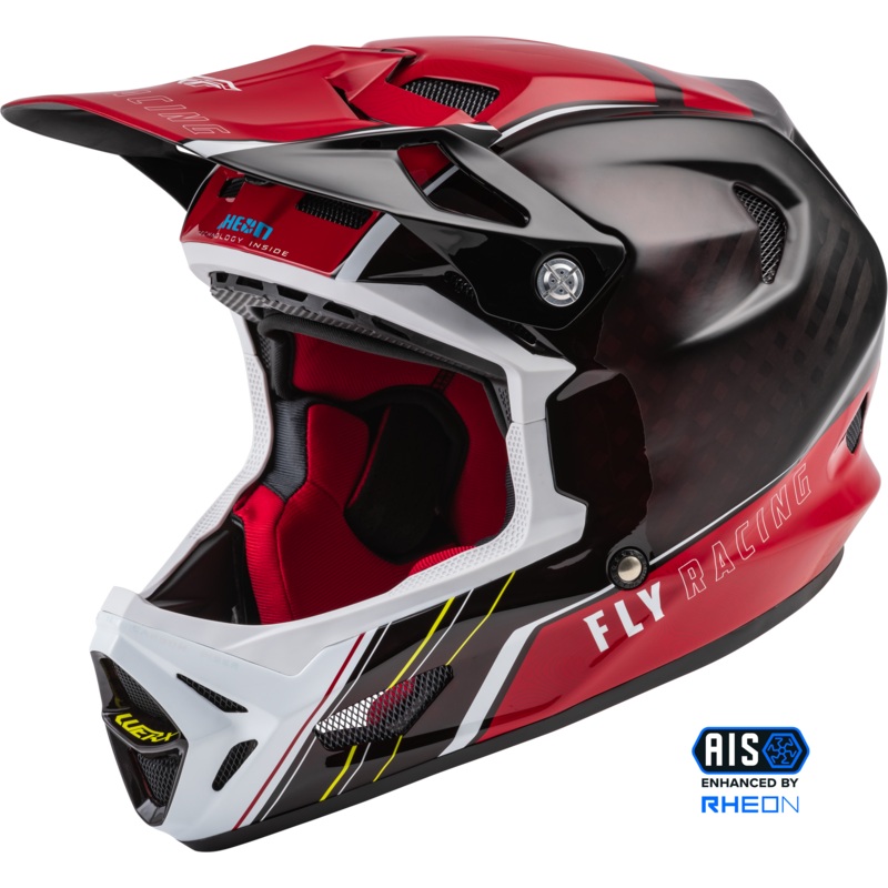 Youth Werx R Carbon Helmet Red Carbon Yl