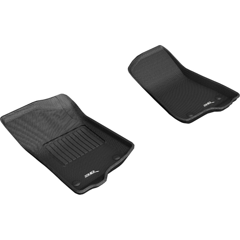 3D MAXpider 2018-2020 Jeep Wrangler JL Sport/Gladiator Jt Kagu 1st Row Floormat – Black